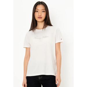 Футболка с логотипом Lurex Script - Tommy Mainline