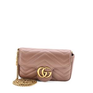 Сумка через плечо GG Marmont Flap Bag Matelasse Leather Super Mini