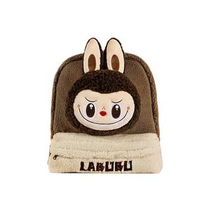 Рюкзаки Pop Mart THE MONSTERS Labubu Classic Bag Series Флисовый рюкзак 'Коричневый'