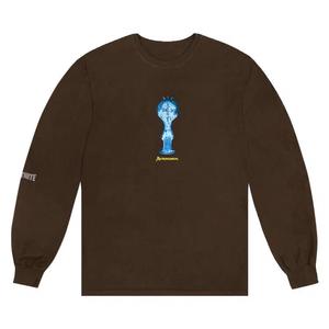 Футболки Cactus Jack by Travis Scott T-3500 Beam Long-Sleeve T-Shirt 'Коричневый'