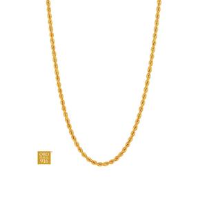 HABIB Oro Italia 916 Желтое золото Ожерелье GC33420426(060) (22K Золото)