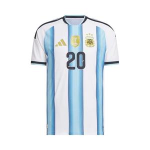 Джерси Adidas Argentina 26 Home Mac Allister Authentic Jersey 'Белый / Ледяной синий / Soccr-Arq-Sax'