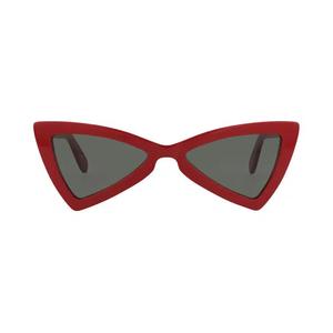 Очки Saint Laurent Cat Eye-Frame Recycled Acetate Sunglasses 'Red Grey'