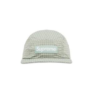 Кепка Supreme x Cordura Plaid Camp 'Оливковый'
