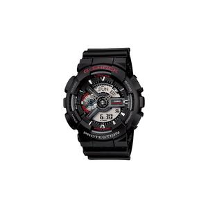 Мужские аналогово-цифровые часы GA-110-1A Black Resin Band Sports Watch