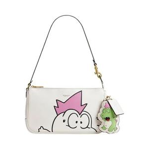 Сумки Brain Dead x Coach Darby Dino Print Plaza Bag with Charm 'Chalk Multicolor'