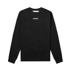 Футболки Off-White Marker Long-Sleeve Tee 'Black/Blue'
