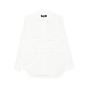 Рубашка с оборками и принтом Питер Пэн