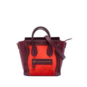 Сумка-сэтчел Nano Tricolor Nubuck and Calfskin Luggage Tote (2014 год)