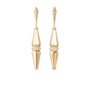 Серьги Jack De Boucheron из желтого золота с бриллиантами