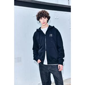 VARSITY BACK LETTERING Худи на молнии из щетки NEW YORK YANKEES