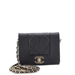 Стеганая сумка через плечо Mademoiselle Card Holder on Chain