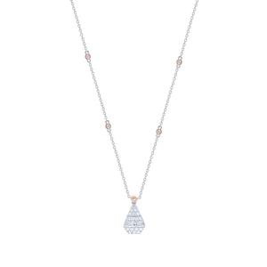 TOMEI Beautious Колье с бриллиантами, белое+розовое золото 750/18K