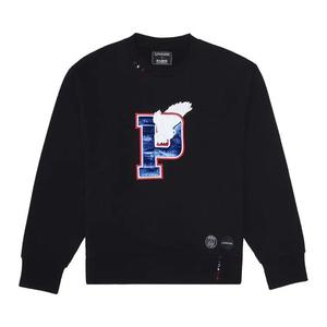 Свитер с круглым вырезом Paris Saint-Germain x 3.PARADIS Letterman Crewneck Sweater 'Black'