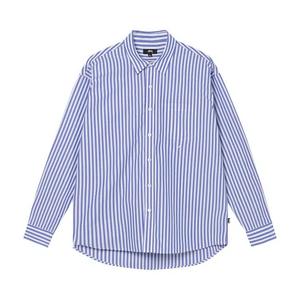 Рубашки на пуговицах Stussy Classic Поплин Рубашка 'Синяя полоска'
