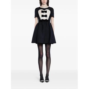 Платье мини Crepe Couture с бантом