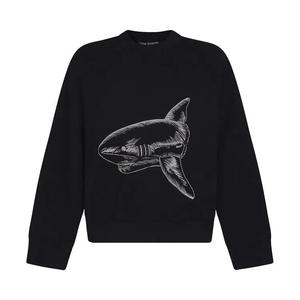 Свитеры Palm Angels Split Shark Crew «Black»