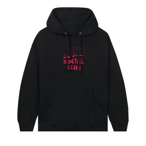 Худи Anti Social Social Club Fire Inside Pink Flame Hoodie 'Black'