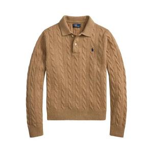Топы Polo Ralph Lauren Long Sleeve Collared Pullover Sweater 'Camel Melange'