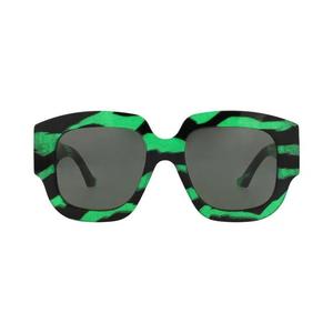 Очки Gucci Square-Frame Recycled Acetate 'Black/Grey'