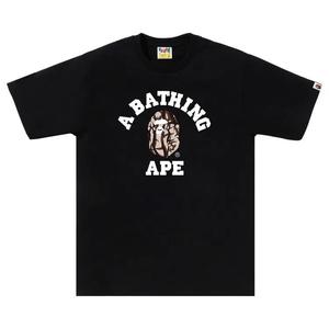 Футболки с коротким рукавом BAPE Trial Camo College Tee 'Black/Beige'