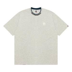 Футболки с коротким рукавом AAPE Now Moonface Logo Relaxed Fit Tee «White/Heather»