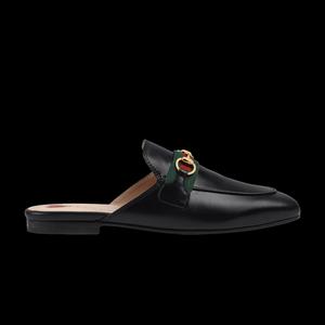 Тапочки Gucci Wmns Princetown Leather Slipper 'Black'