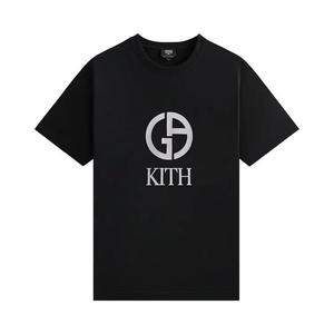 Футболки с коротким рукавом Kith & Giorgio Armani Tee 'Черный'