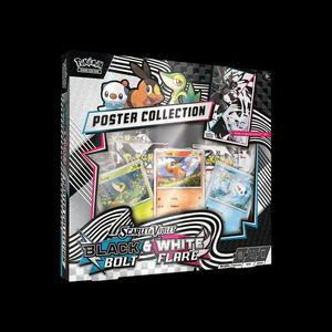 Коллекционные карточки Pokémon Scarlet & Violet: Black Bolt/White Flare Unova Poster Collection Box