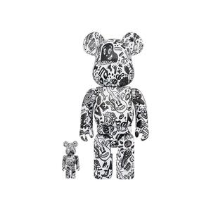 Фигурки BE@RBRICK x Chocomoo 100% & 400% Set 'Белый/Черный'