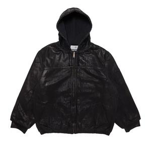 Кожаные куртки Supreme x MM6 Maison Margiela Foil Hooded Work Jacket 'Black'