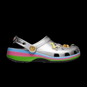 Сабо Crocs The Powerpuff Girls x Classic Clog Kids 'Metallic Silver'
