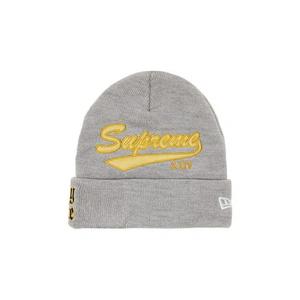Вязаные шапки Supreme x New Era Salvation Beanie 'Heather Grey'