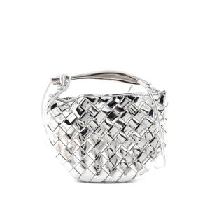 Мини-сумка через плечо Sardine Top Handle Bag Metallic Leather