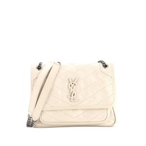 Сумка на плечо Niki Chain Flap Bag Matelasse Chevron Leather Baby