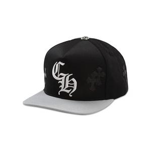 Головные уборы Chrome Hearts Кепка с крестовой нашивкой 'Черный/Белый'