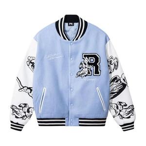 Varsity Jackets Revenge x Kosuke Kawamura Embroidered Varsity Jacket 'Нежно-голубой'