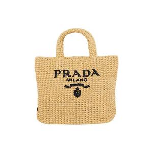 Сумки-тоут Prada Small Crochet Tote Bag 'Natural'