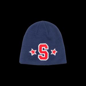 Шапки-бини Stussy Varsity S Skullcap 'Navy'