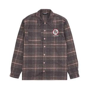Фланелевые рубашки Pleasures Surfing Flannel Overshirt 'Pink'
