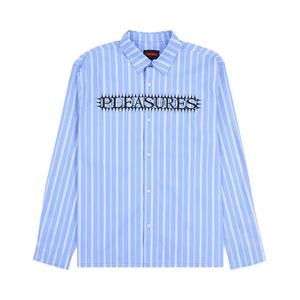 Рубашки на пуговицах Pleasures Fetch Long-Sleeve Shirt 'Blue'