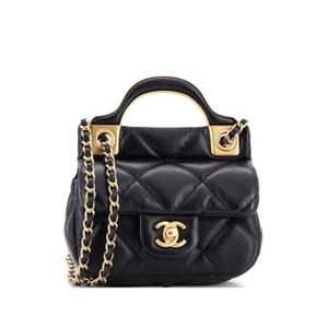 Стеганый клатч Lady Handle Flap Card Holder on Chain