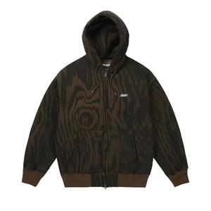 Толстовки Palace Thermal Bonded Zip Hood 'Woodprint'