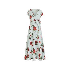 Поплиновое платье Hibiscus с запахом