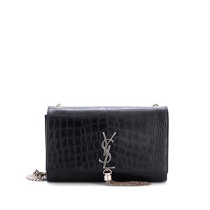Сумка через плечо Classic Monogram Tassel Crocodile Embossed Leather Medium