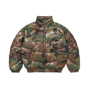 Пуховики Supreme x Schott Glossy Lightweight Down Puffer Jacket 'Камуфляж лесной'
