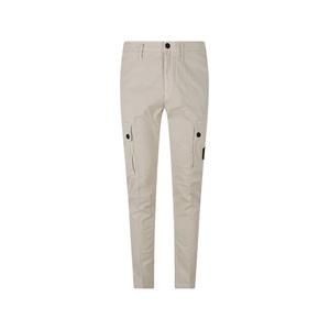3100034 стрейч-органический хлопок broken twill, эффект 'OLD', зауженные карго-брюки с карманами на молнии