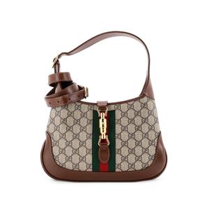 Сумка-хобо Jackie 1961 GG Coated Canvas Small