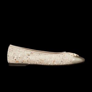 Лайфстайл Tory Burch Wmns Charlie Ballet 'Multi Gold'