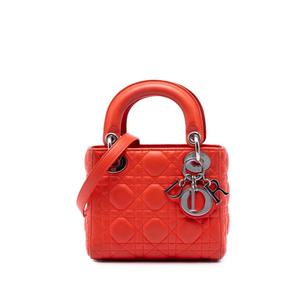 Сумка-сэтчел Mini Lambskin Cannage Lady Dior (2013 год)